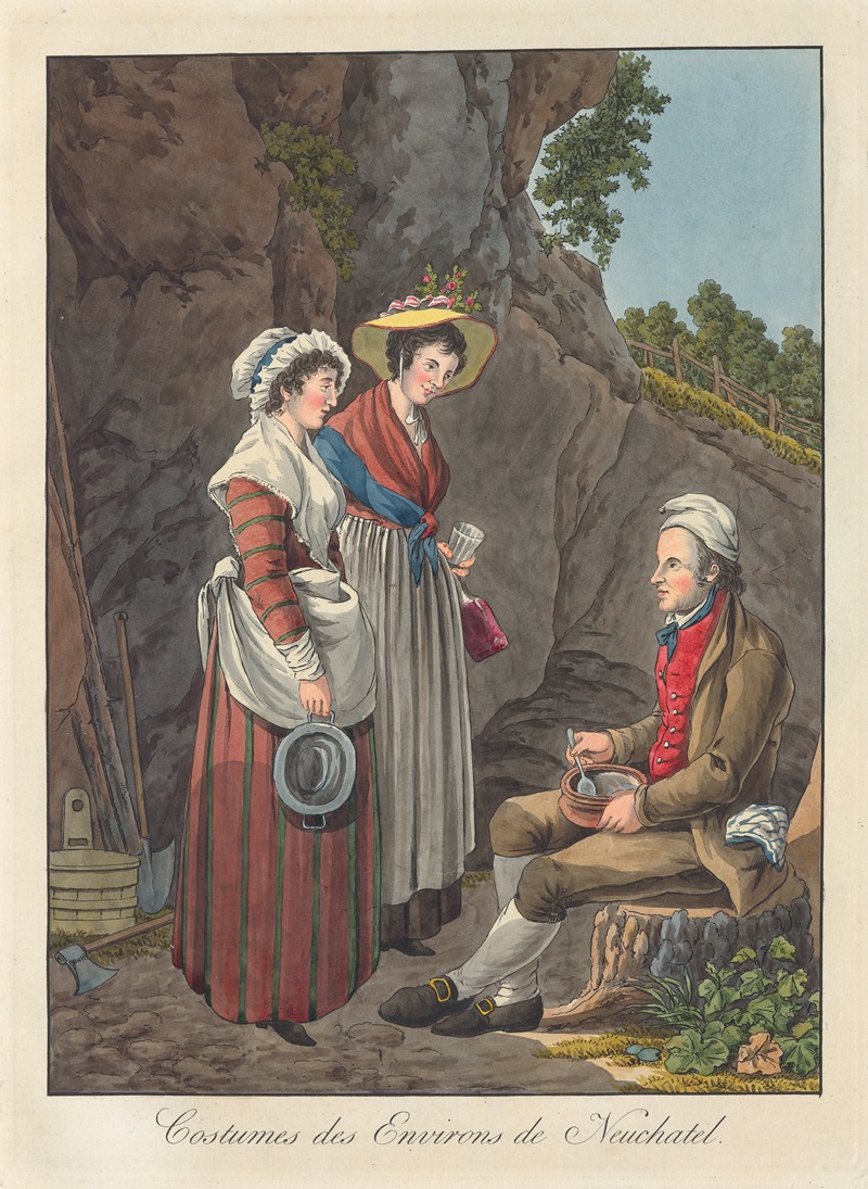 Joseph Reinhart - Costumes des Environs de Neuchatel