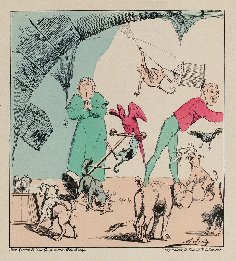 Moloch (Alphonse Hector Colomb) - Jusqu’aux animaux qui sont ennemis de l’ordre