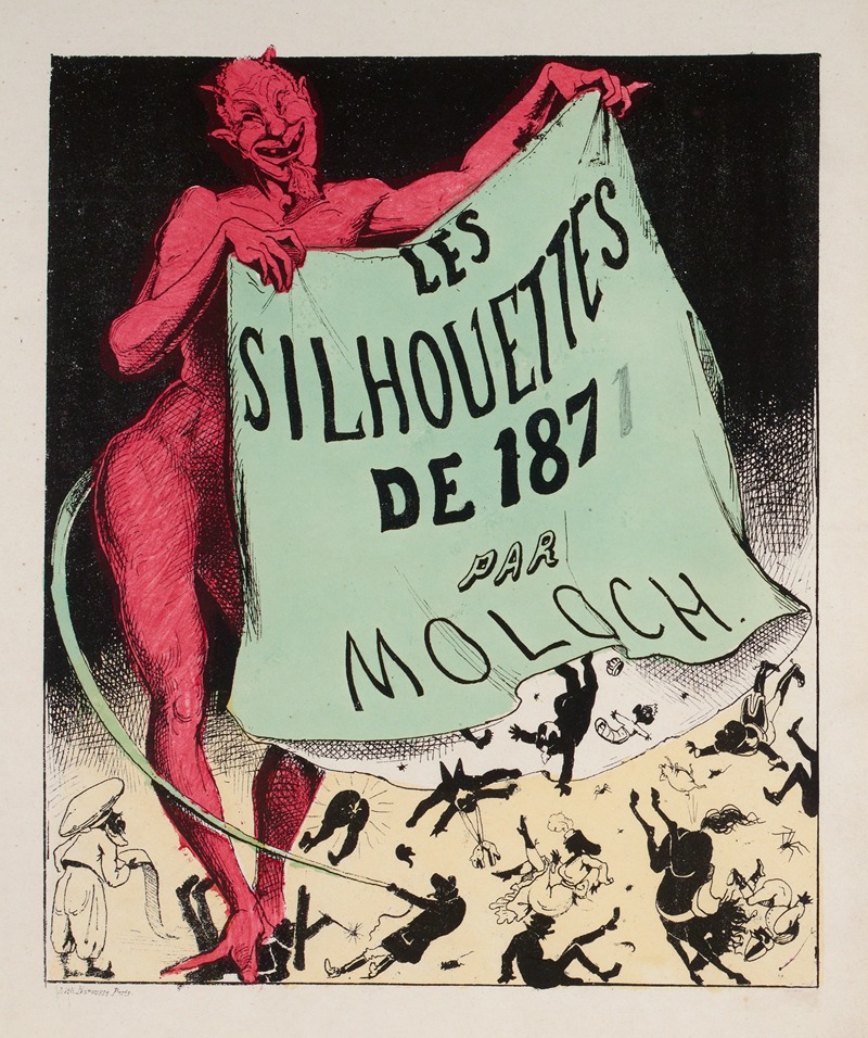 Moloch (Alphonse Hector Colomb) - Les silhouettes de 1871 par Moloch couverture