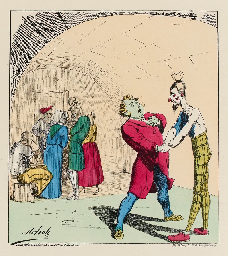 Moloch (Alphonse Hector Colomb) - Mon cher ami, dans les circonstances critiques comme celles où nous nous trouvons, il faut savoir se sacrifier pour