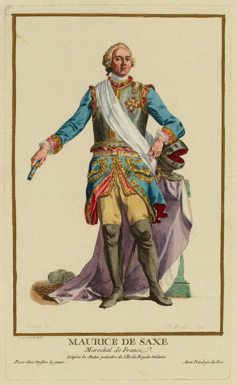 Pierre Duflos - Maurice de Saxe