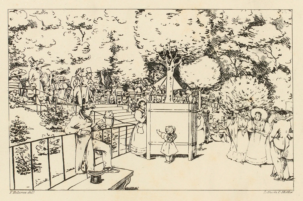 Félix Fortuné Delarue - Jardin du Luxembourg