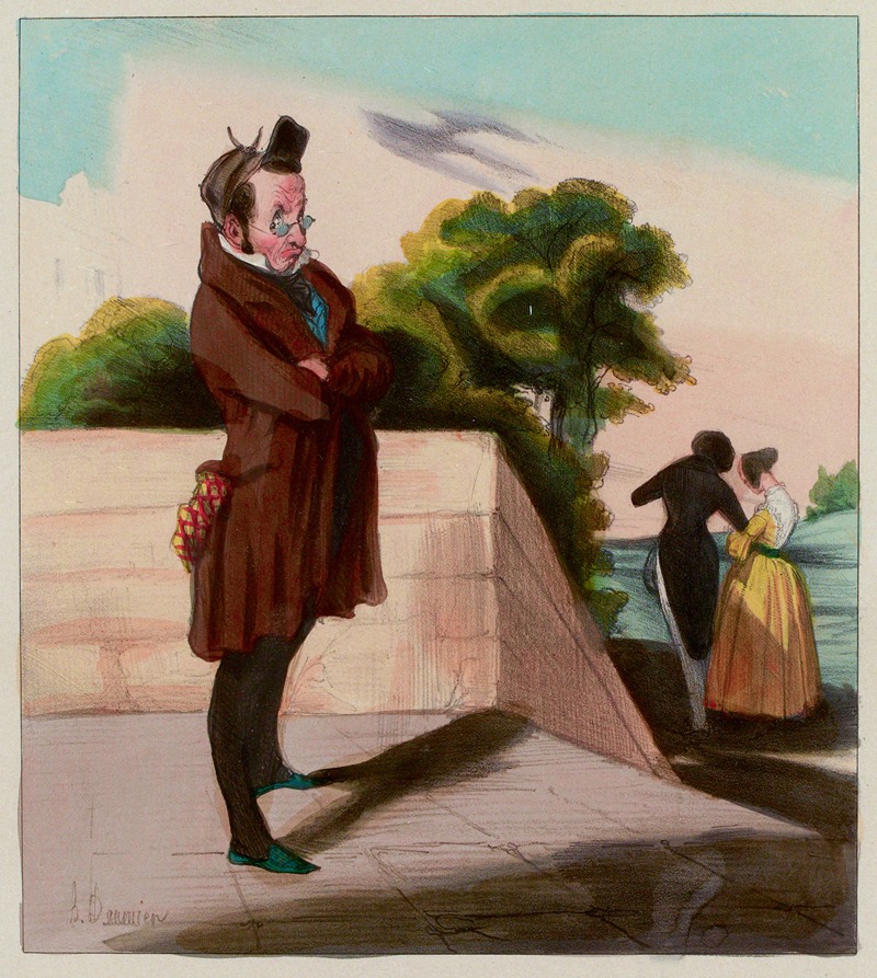 Honoré Daumier - Cours d’histoire naturelle 06 Le cousin