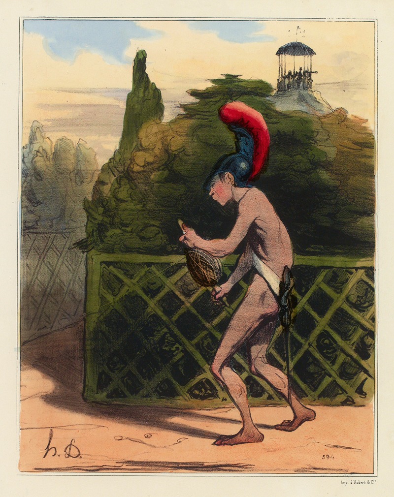 Honoré Daumier - Histoire Ancienne 16.Le fil d’Ariane