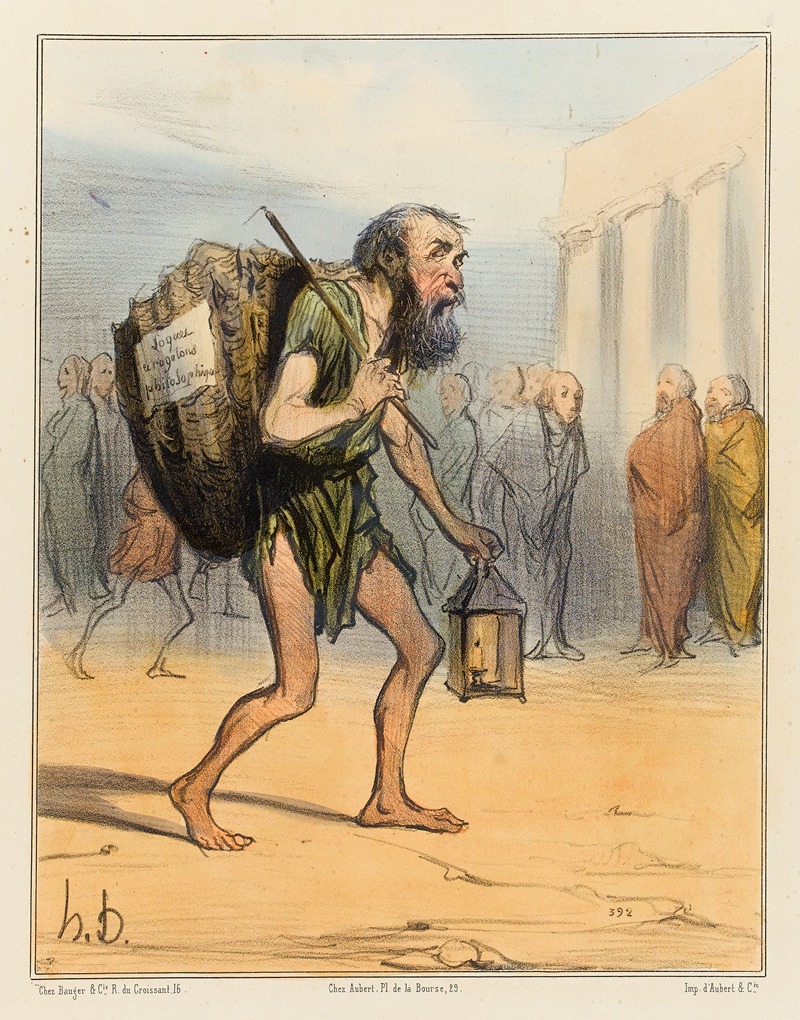 Honoré Daumier - Histoire Ancienne 18.Bon mot du Temps