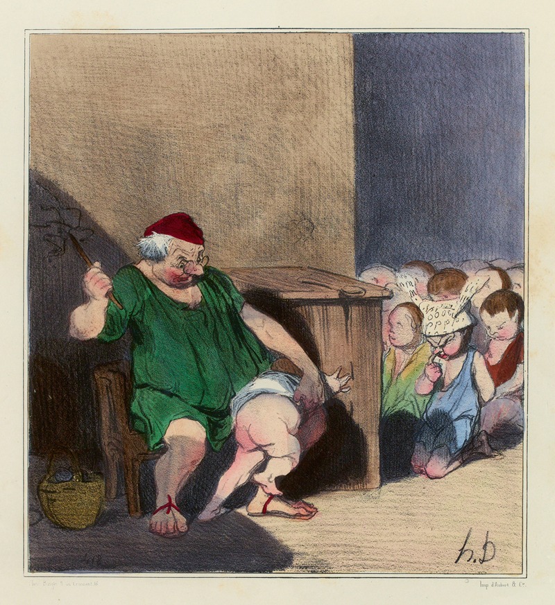 Honoré Daumier - Histoire Ancienne 30.Denys le tyran