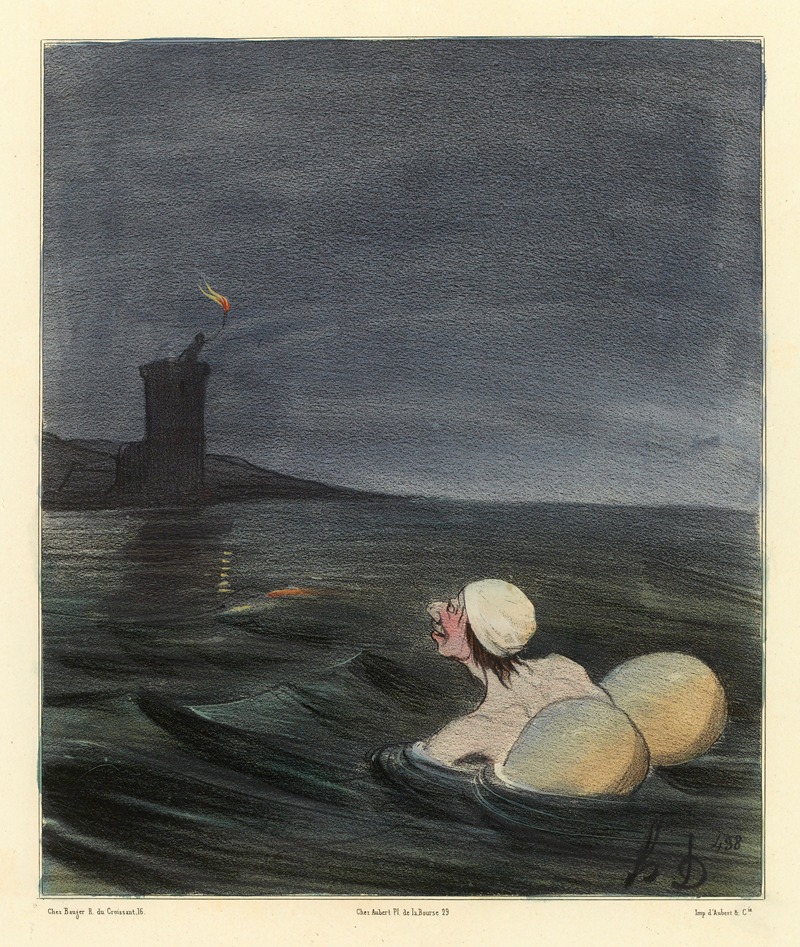 Honoré Daumier - Histoire Ancienne 39.Léandre