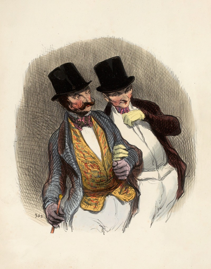 Honoré Daumier - Ils reviennent de plumer les canards