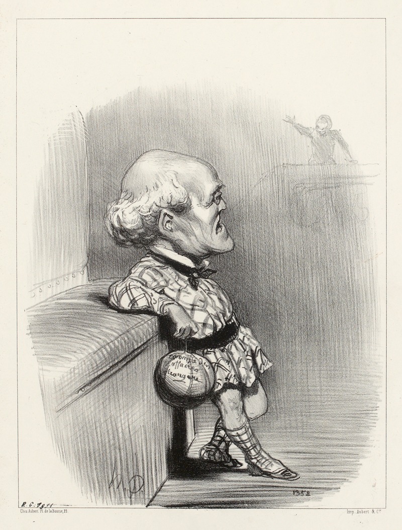 Honoré Daumier - Sarrans jeune