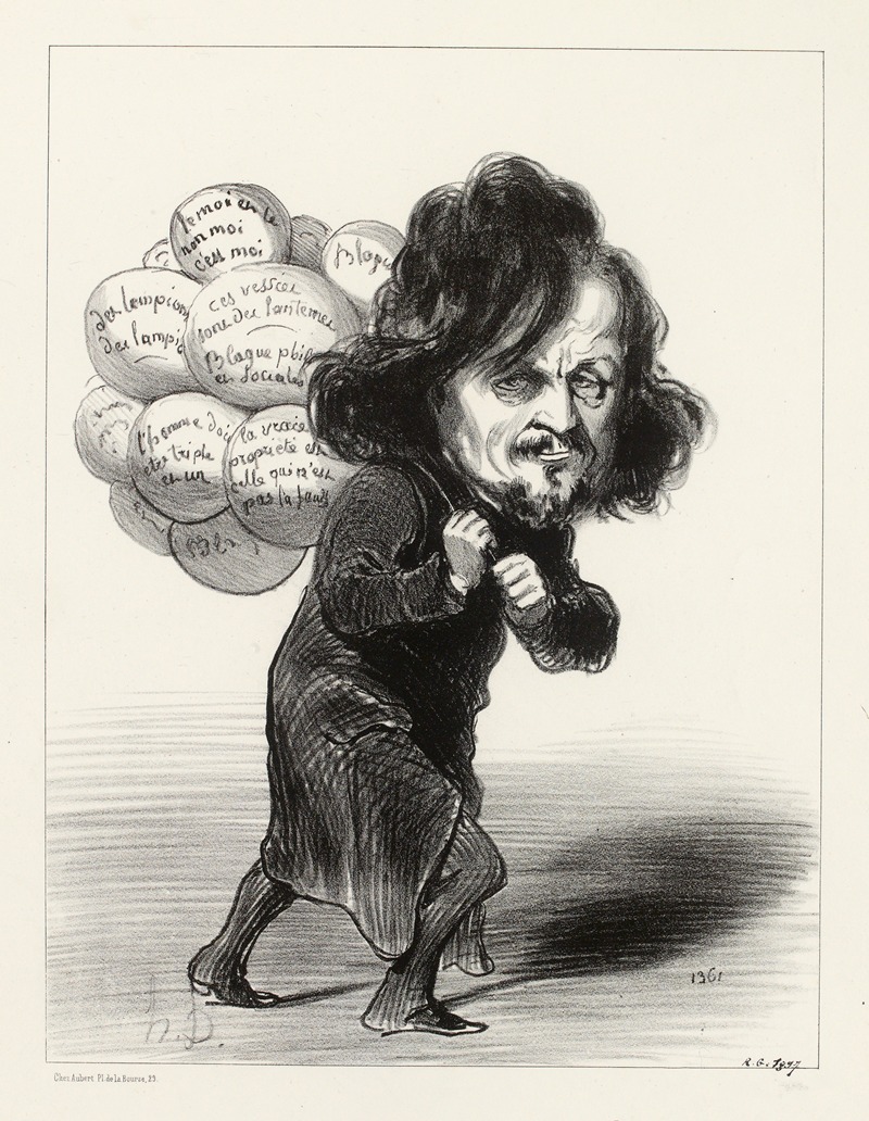 Honoré Daumier - Pierre Leroux