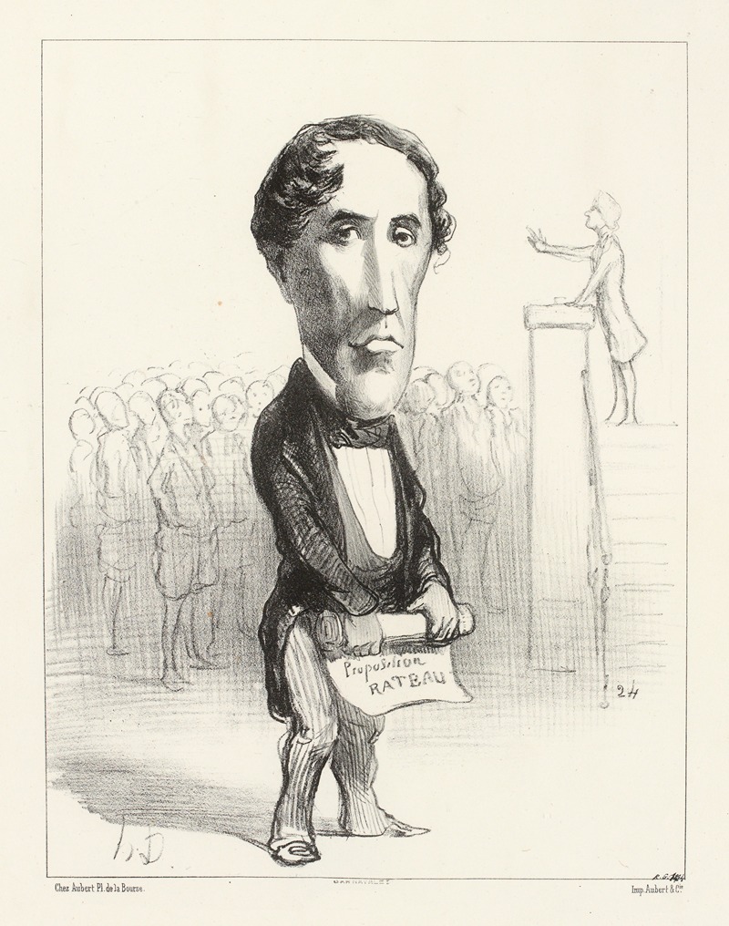 Honoré Daumier - Rateau