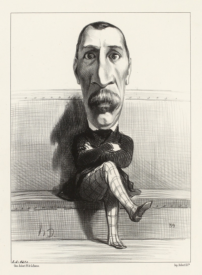 Honoré Daumier - Buvignier