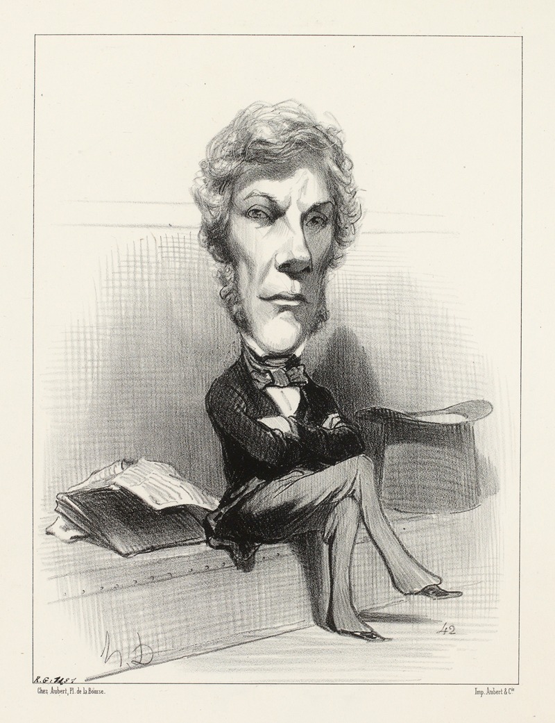 Honoré Daumier - Léon Faucher