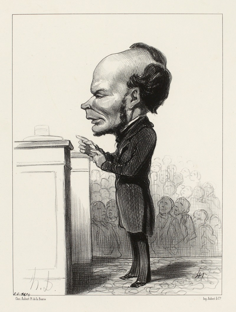 Honoré Daumier - Lanjuinais