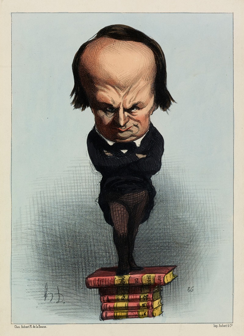 Honoré Daumier - Victor Hugo