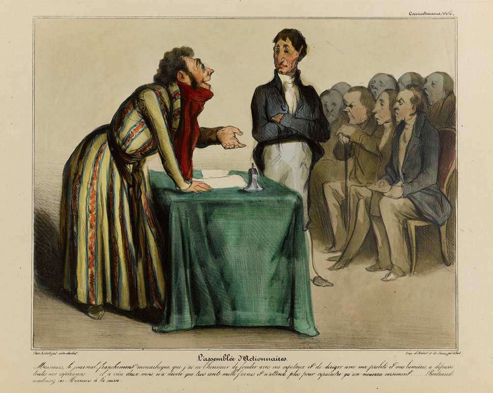 Honoré Daumier - L’assemblée d’actionnaires