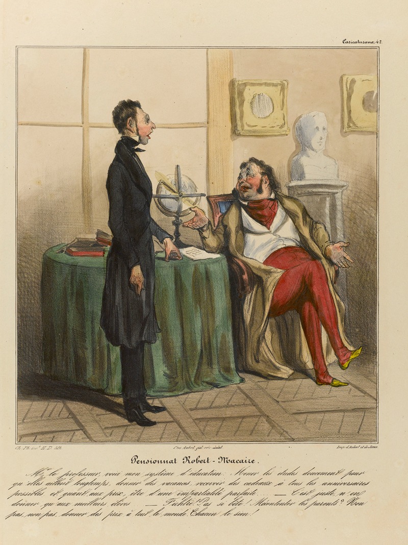 Honoré Daumier - Pensionnat Robert Macaire