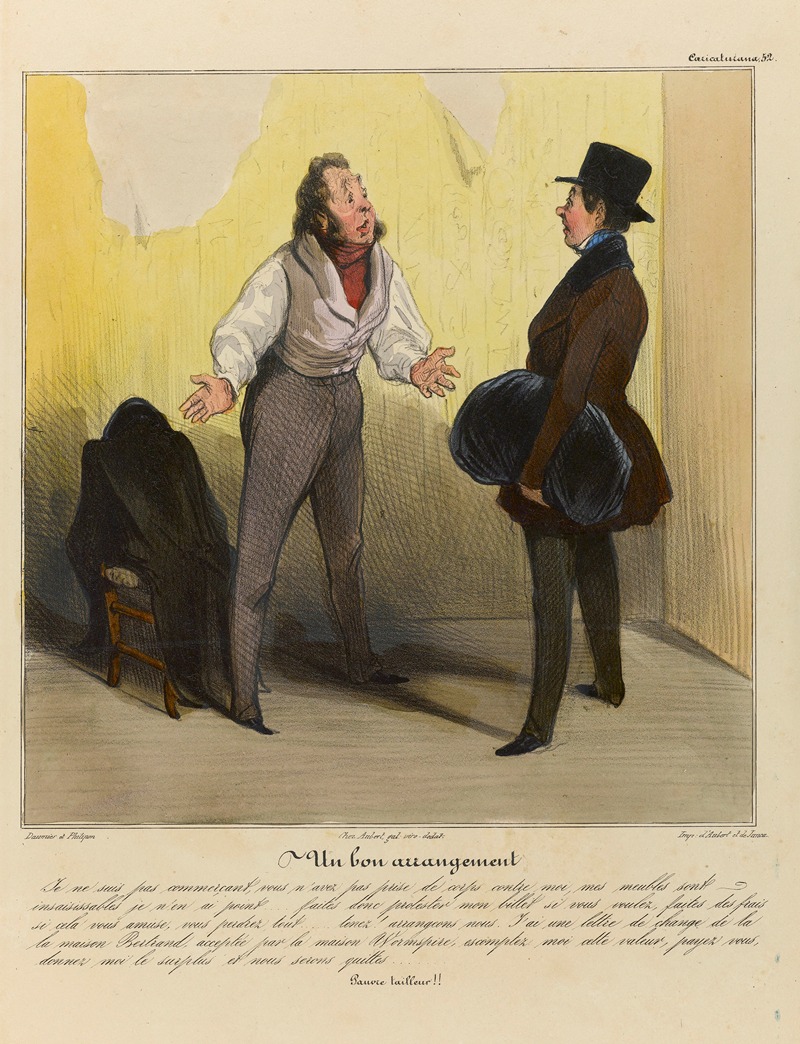 Honoré Daumier - Un bon arrangement