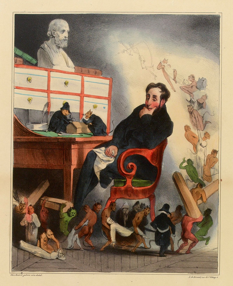 Honoré Daumier - Le médecin