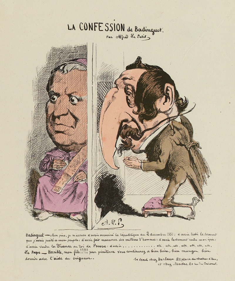 Zut (Alfred Le Petit) - La confession de Badinguet