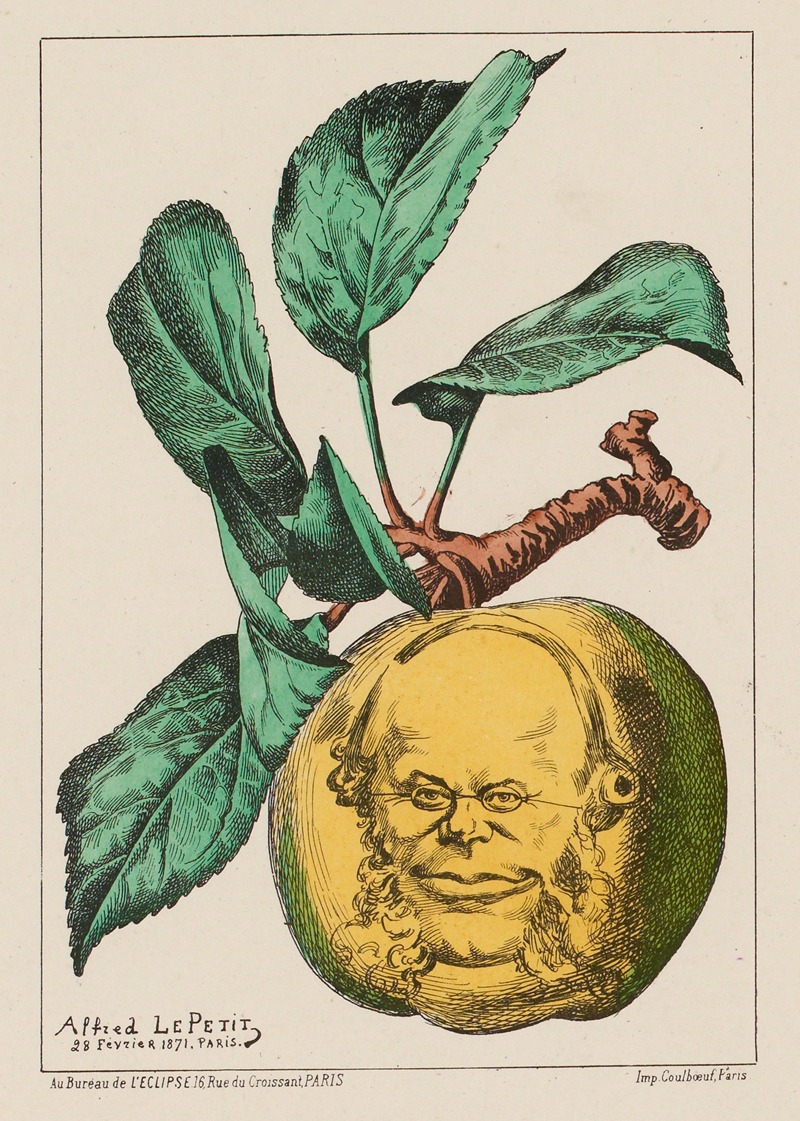 Zut (Alfred Le Petit) - La pomme. – M. Pouyer-Quertier