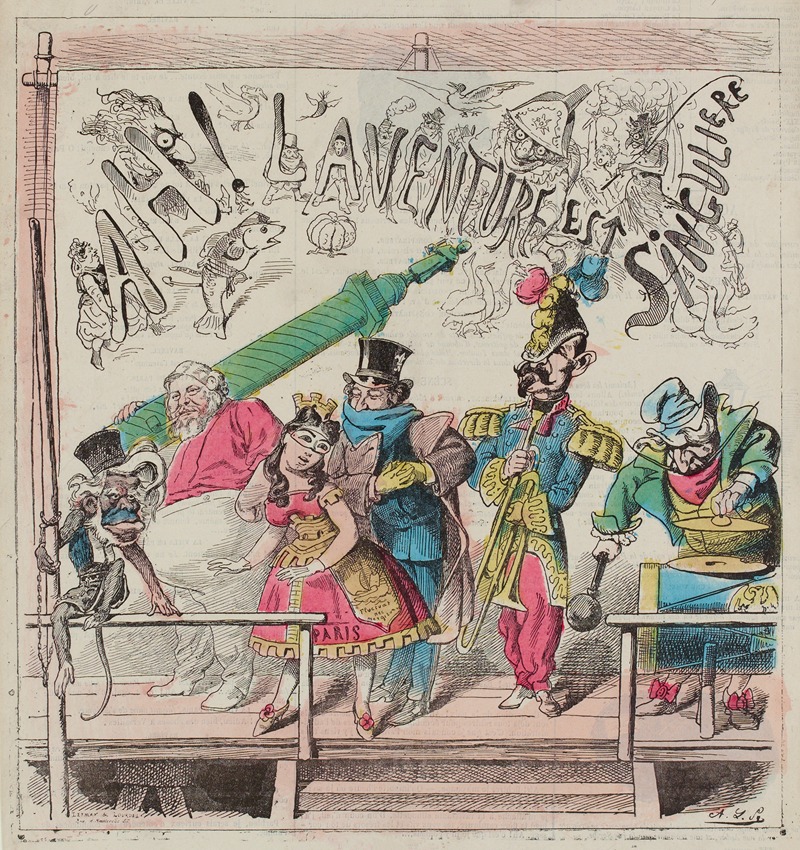 Zut (Alfred Le Petit) - Revue de l’année 1871 Dzinn, boum, boum..