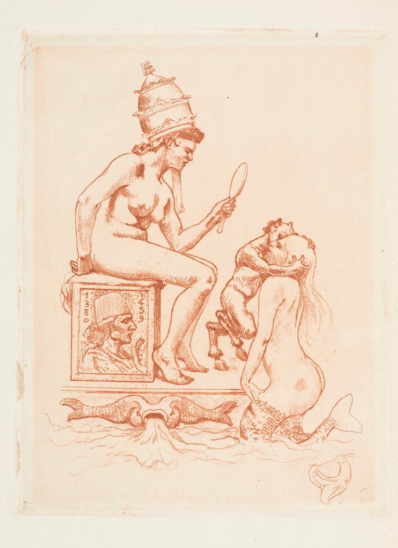 Armand Rassenfosse - Frontispiece voor Les Bains de Bade