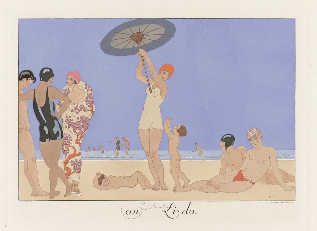 George Barbier - Au Lido