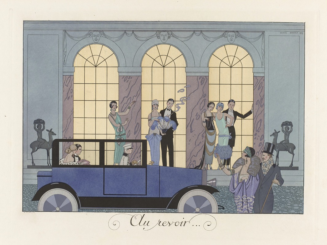 George Barbier - Au revoir