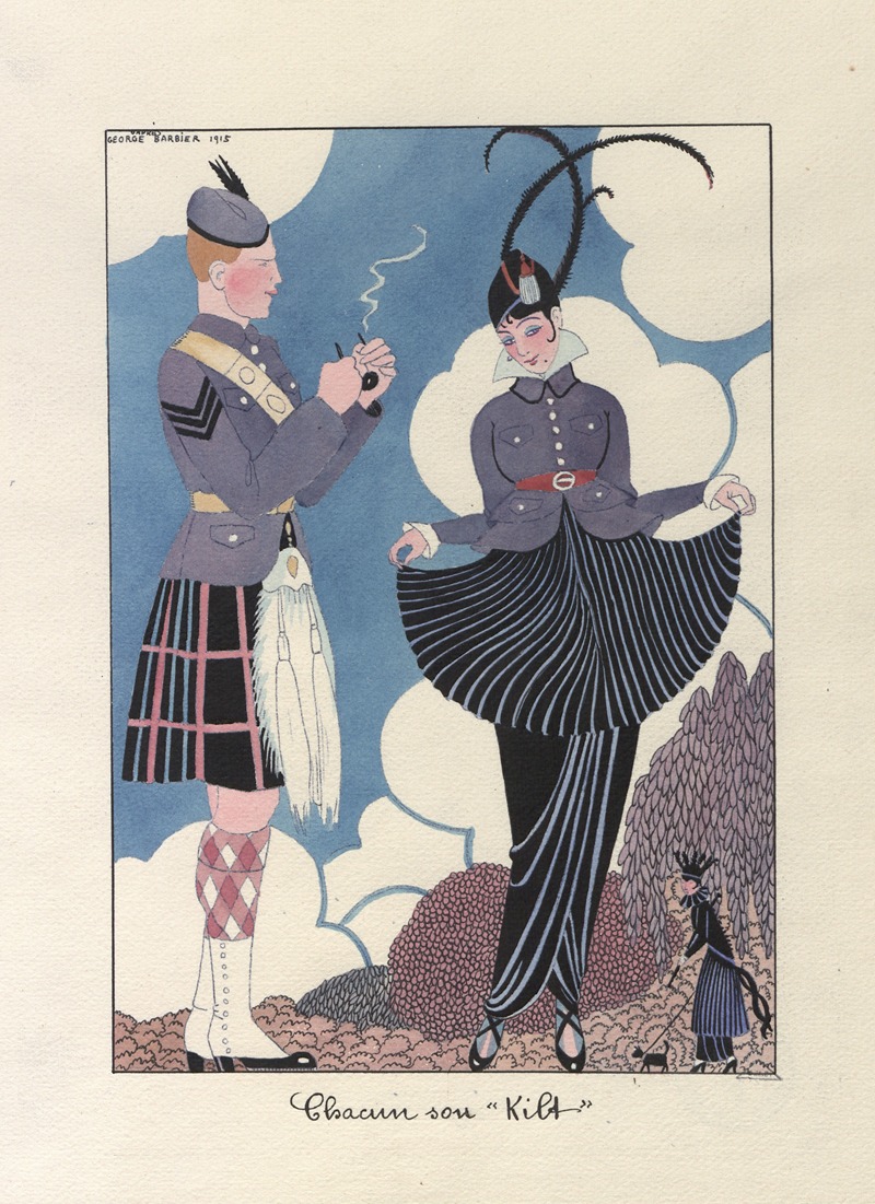 George Barbier - Chacun son kilt