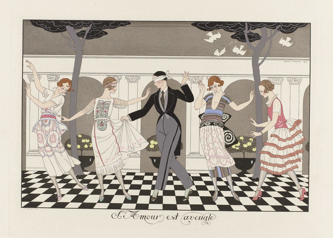 George Barbier - L’Amour est aveugle