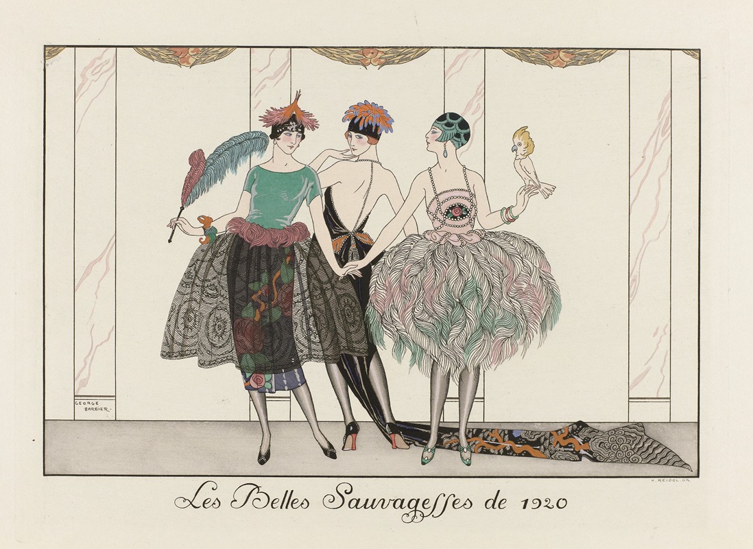 George Barbier - Les Belles Sauvagesses de 1920