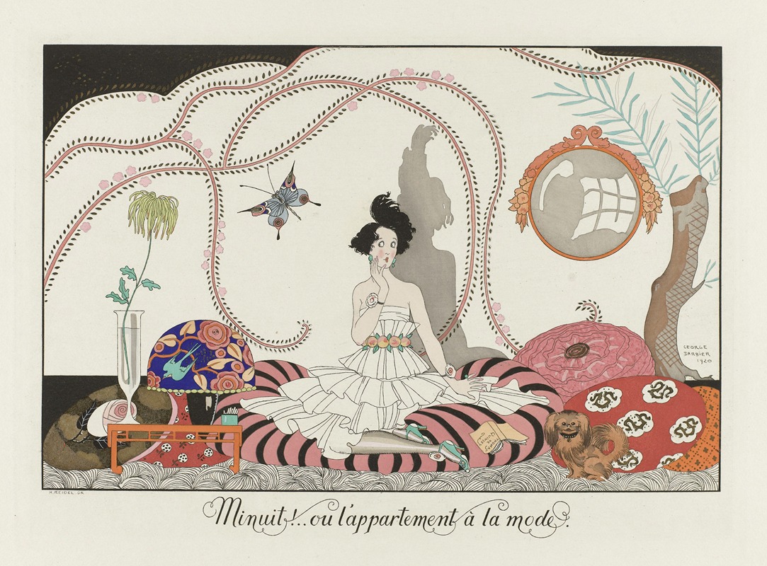 George Barbier - Minuitou l’appartement à la mode