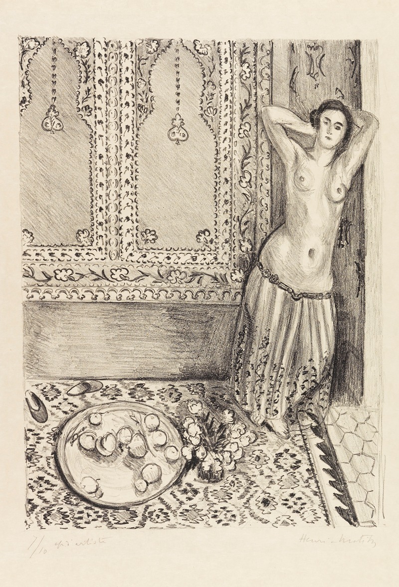 Henri Matisse - Odalisque debout au plateau de fruits