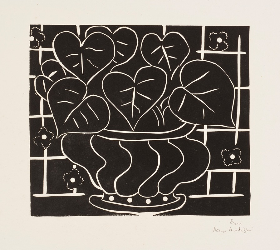 Henri Matisse - Corbeille de bégonias I