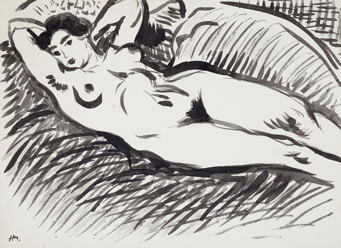 Henri Matisse - Nu allongé sur un sofa