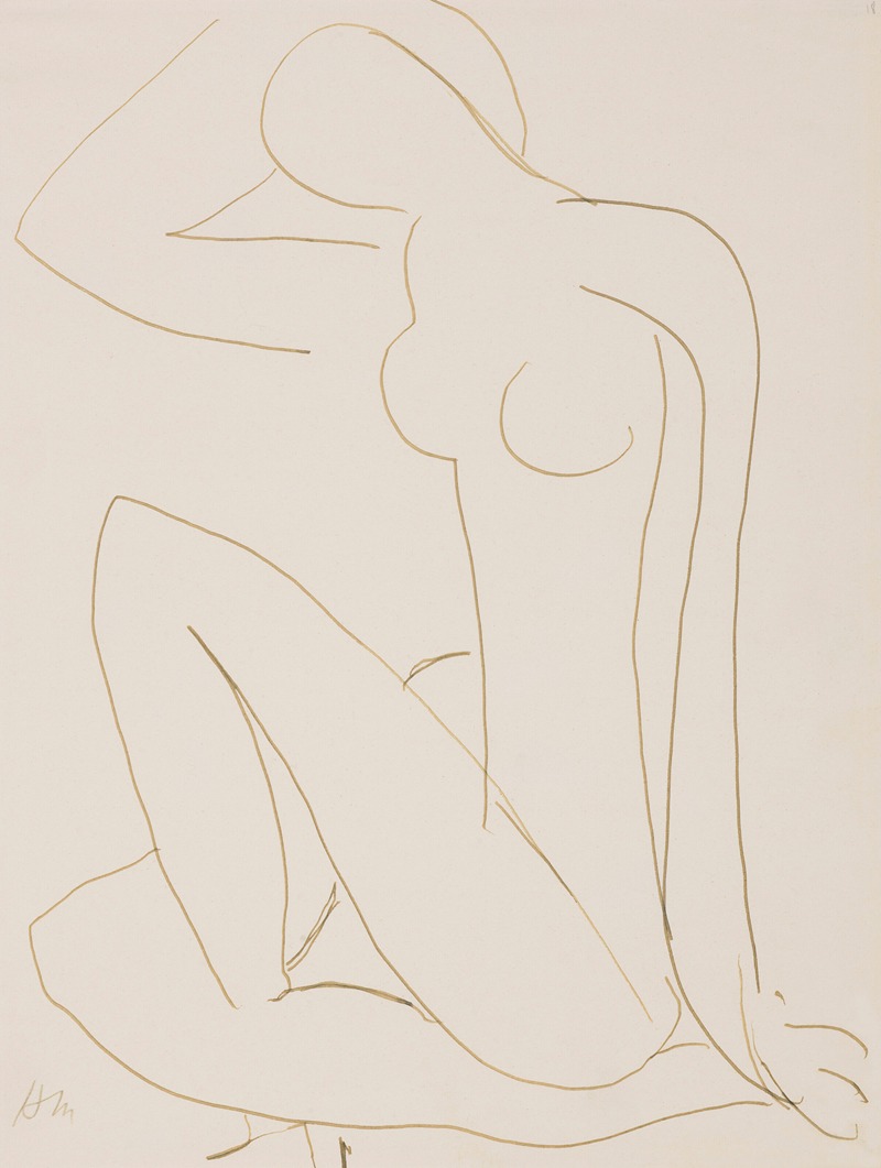 Henri Matisse - Nu assis