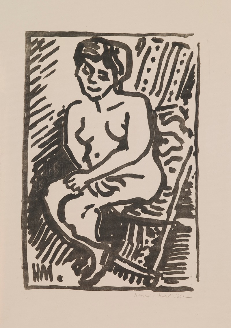 Henri Matisse - Small Black Woodcut