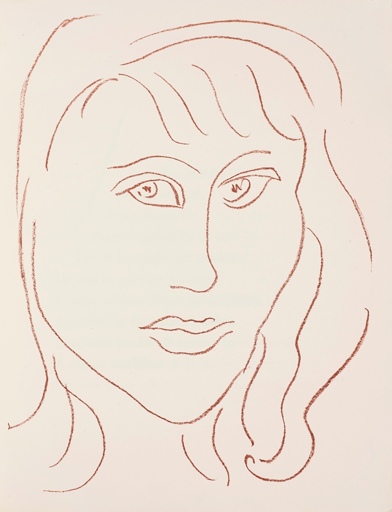 Henri Matisse - Visages Pl.10