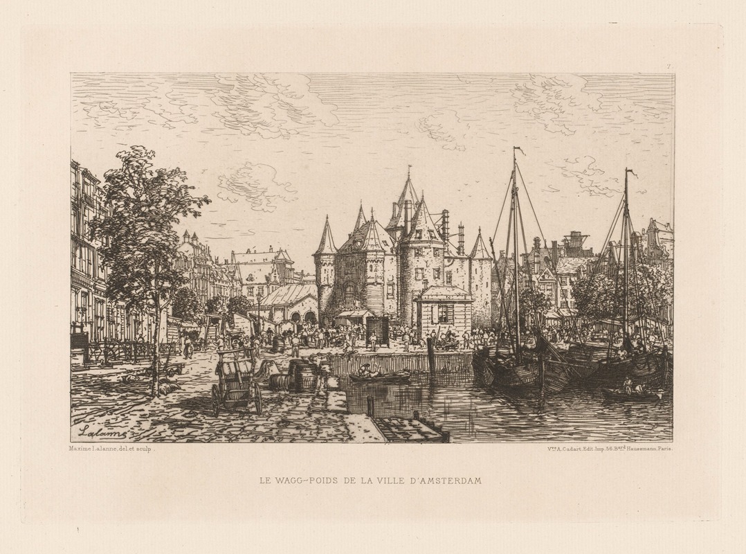 Maxime François Antoine Lalanne - Le wagg-poids de la ville d’Amsterdam