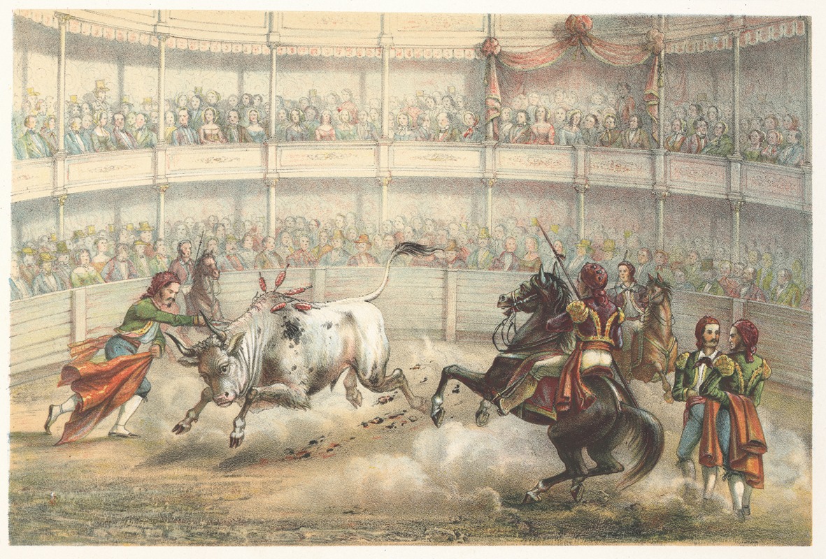 Pierre Toussaint Frédéric Mialhe - Corrida de toros