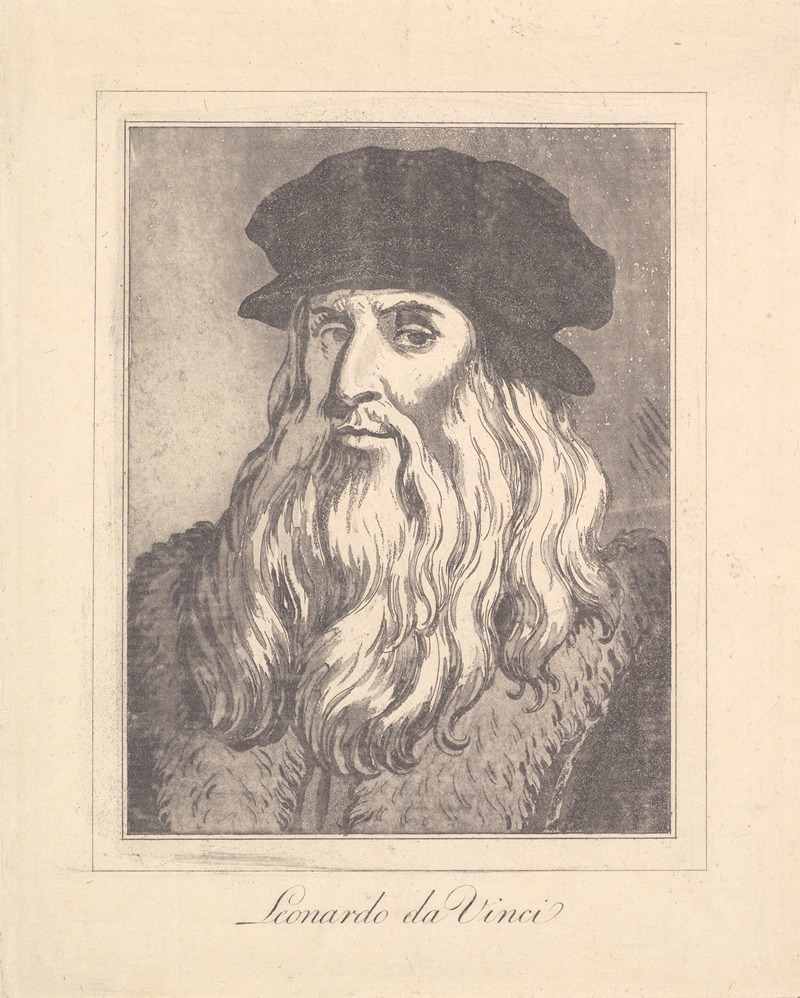 Wenceslaus Hollar - Characaturas by Leonardo da Vinci Pl.02