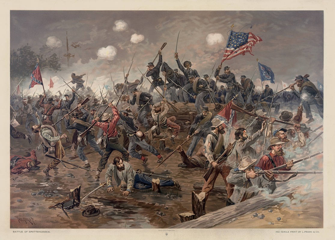 Battle of Spottsylvania - 1877