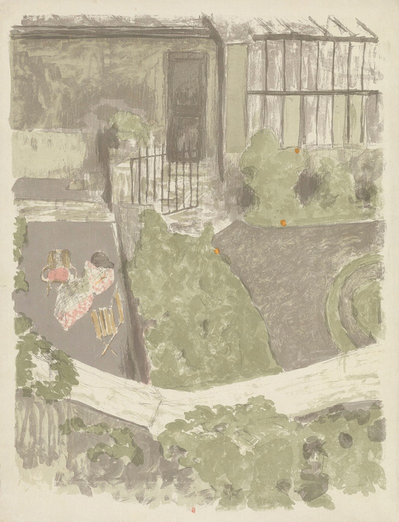 Édouard Vuillard - e jardin devant l’atelier