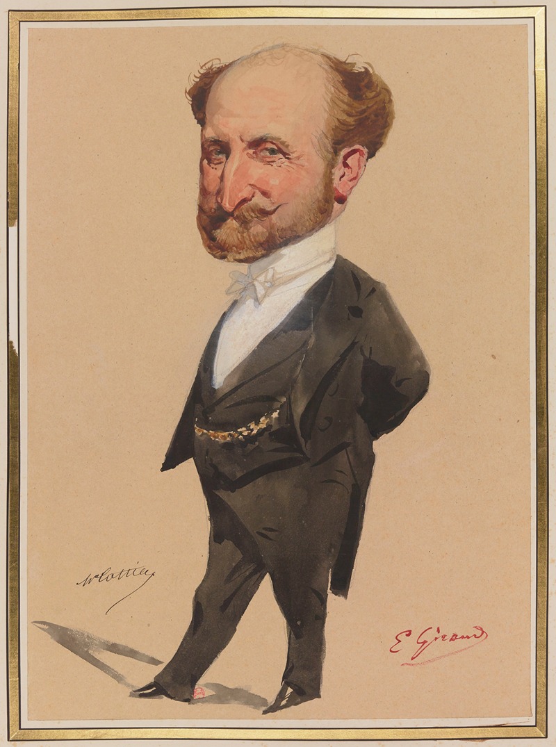 Eugène Giraud - Maurice Cottier (1822-1881 ; peintre)