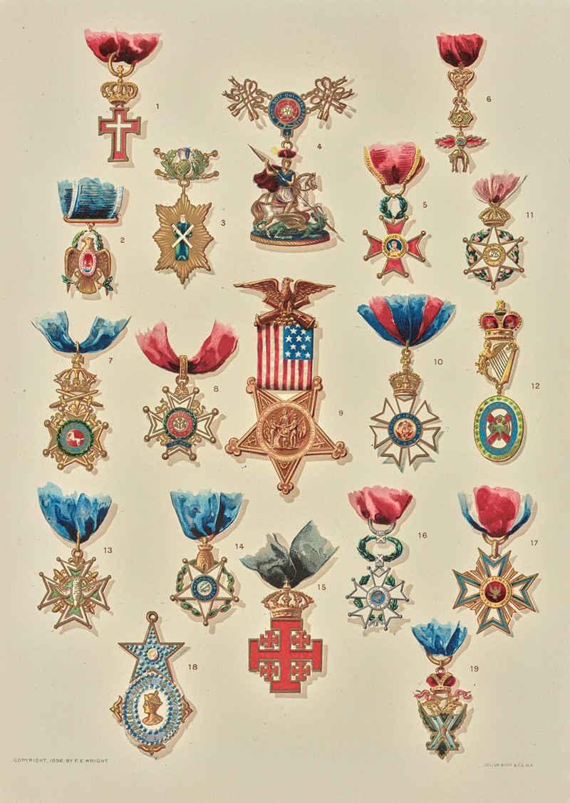 F. E. Wright - Badges and decorations of honor