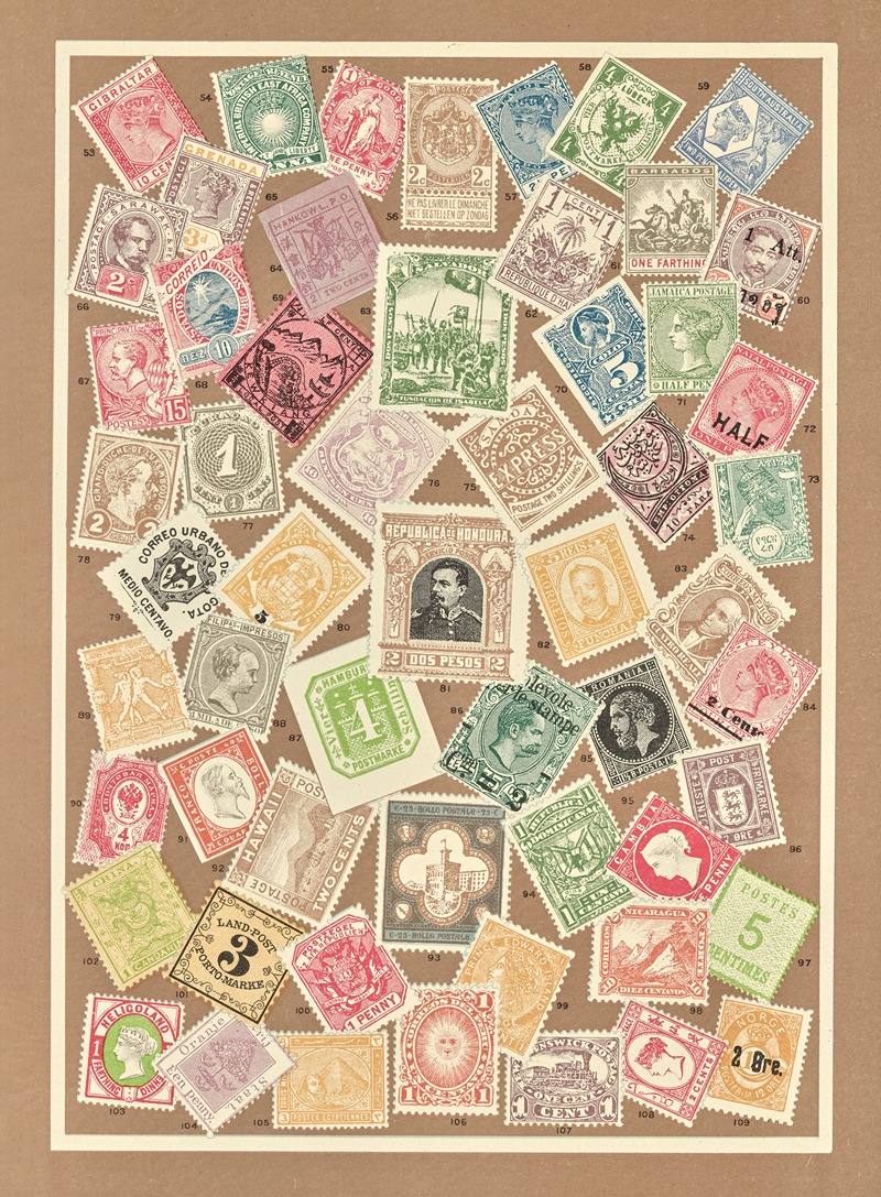 F. E. Wright - Postage stamps of foreign nations.