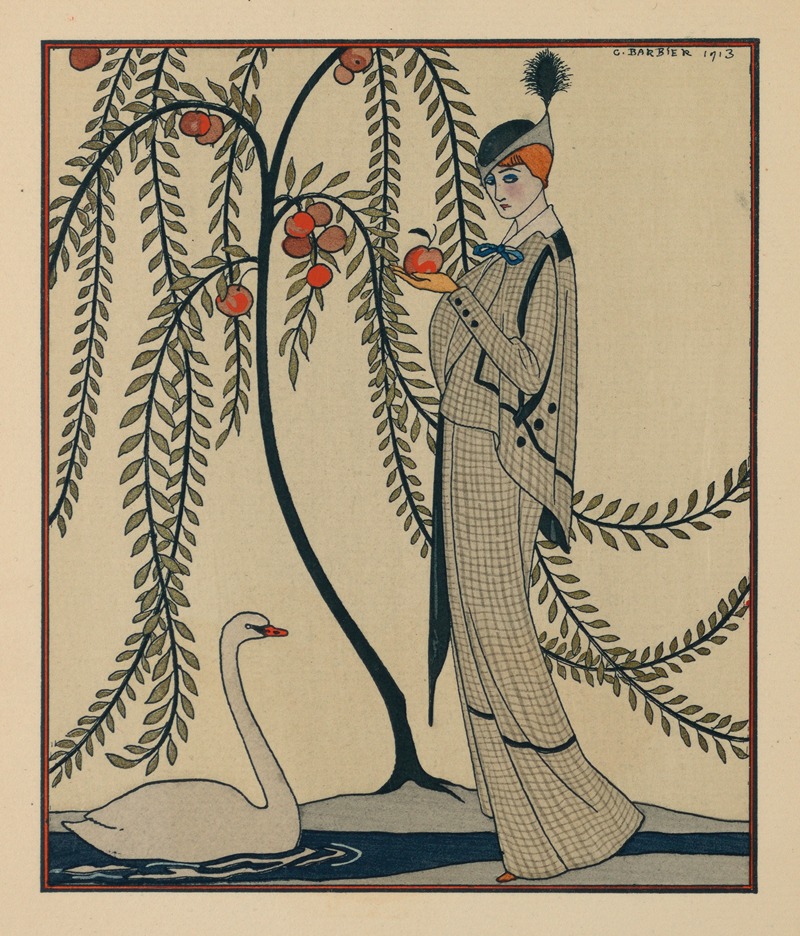 George Barbier - Au Jardin des Hespérides (Garden of Hesperides)