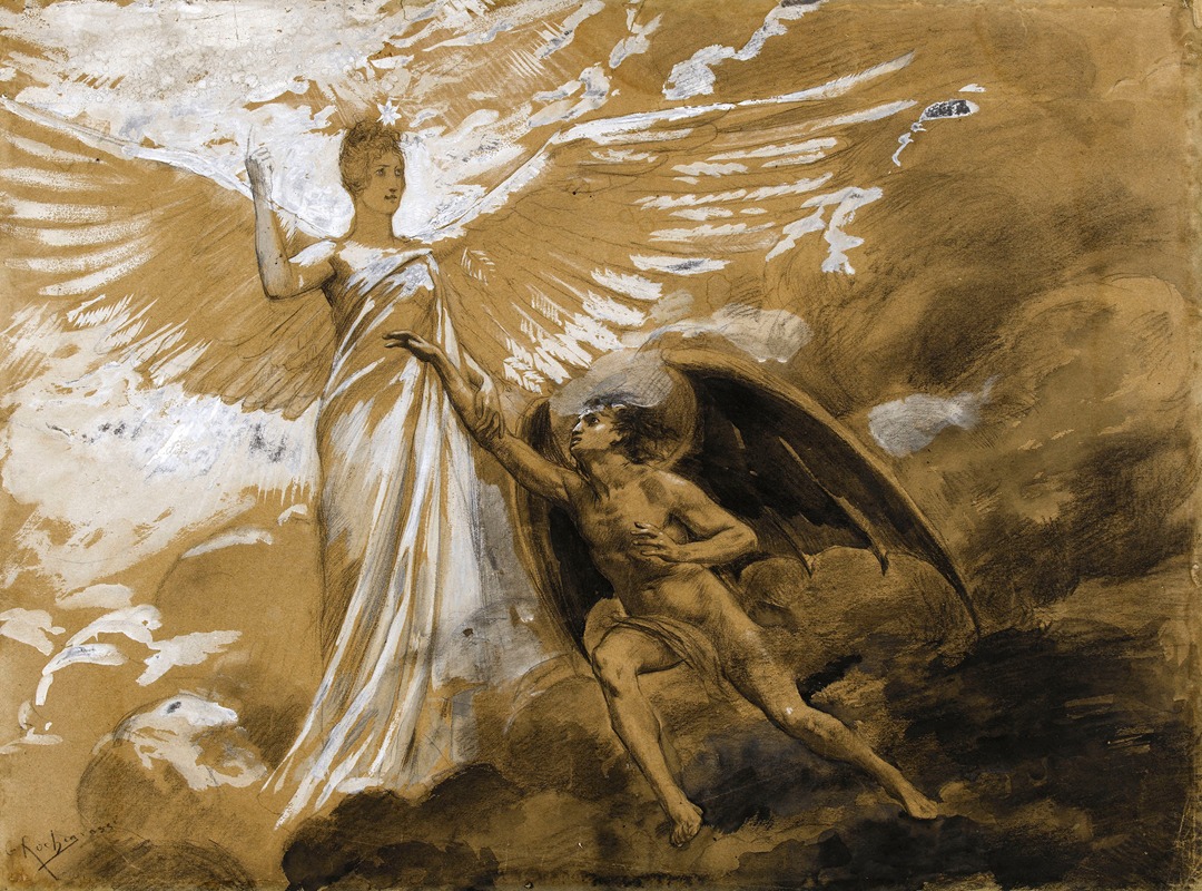 Georges Antoine Rochegrosse - L’Ange Liberté (The Angel of Liberty)