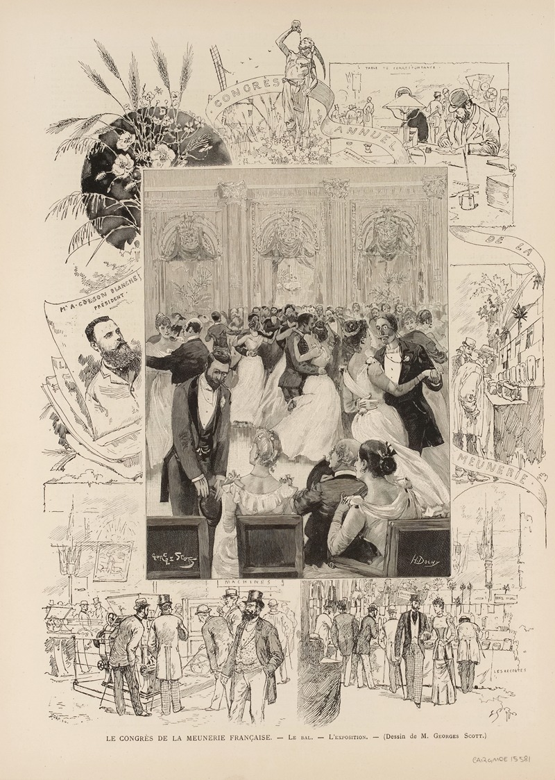 Georges Bertin Scott - Le congrès de la Meunerie française.-Le Bal- L’exposition